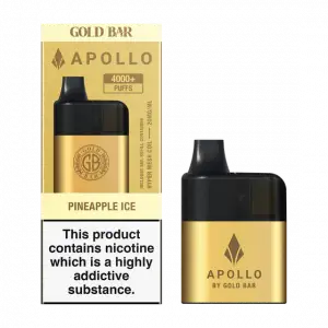 Pineapple Ice Gold Bar Apollo 20K Disposable Pod Kit