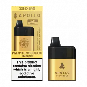 Pineapple Watermelon Lemonade Gold Bar Apollo 20K Disposable Pod Kit