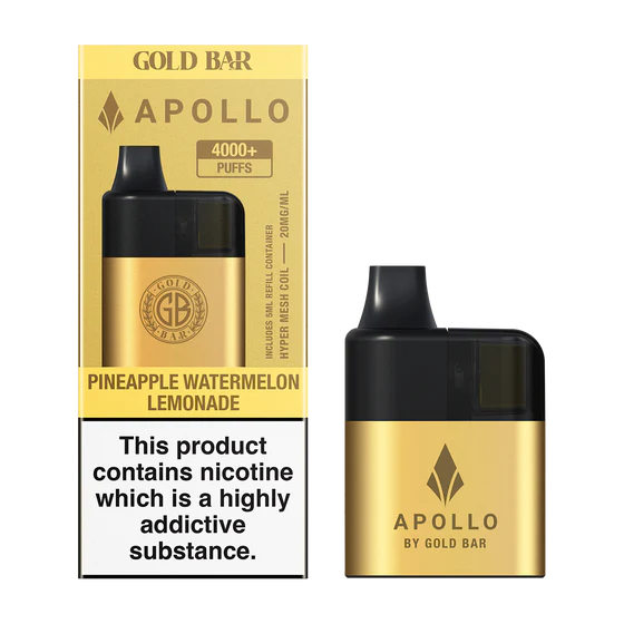 Pineapple Watermelon Lemonade Gold Bar Apollo 20K Disposable Pod Kit