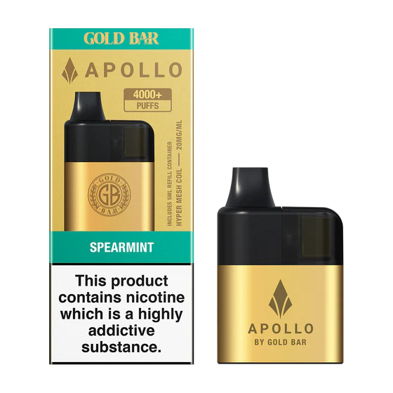 Spearmint Gold Bar Apollo 20K Disposable Pod Kit