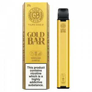 Hawaiian Sunrise Gold Bar Disposable Vape 20mg