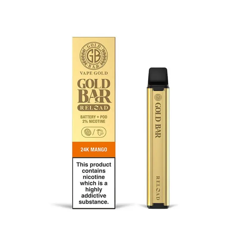  Gold Bar Reload Disposable Pod Kit | 24K Mango 