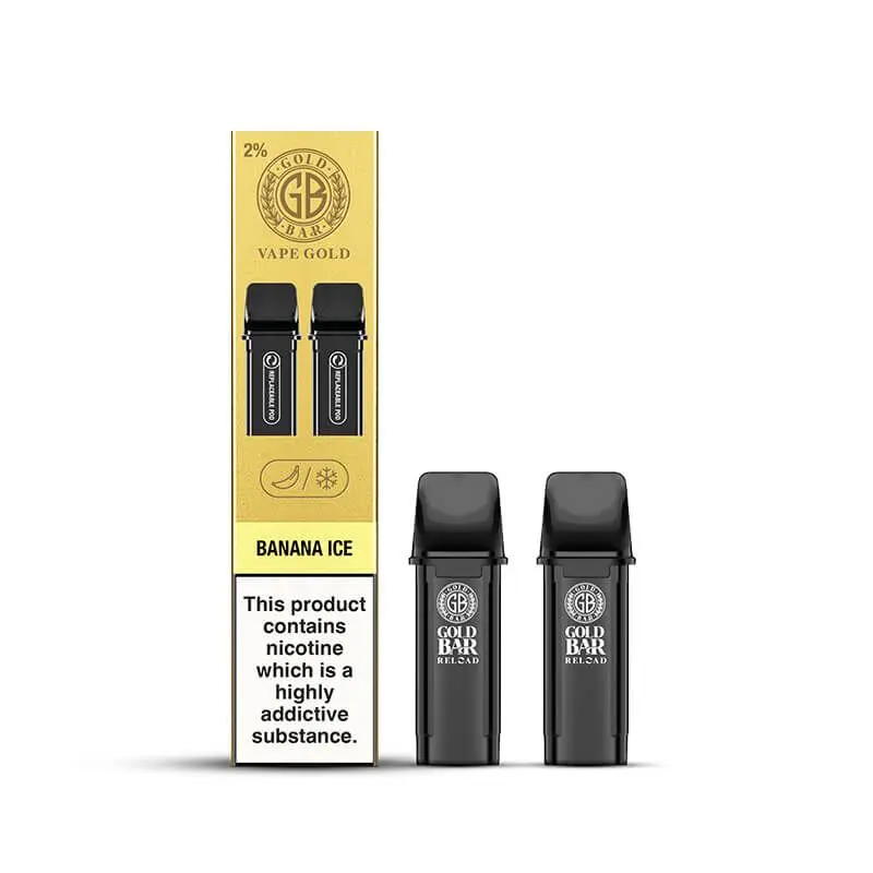 Gold Bar Reload Prefilled Vape Pods - Banana Ice