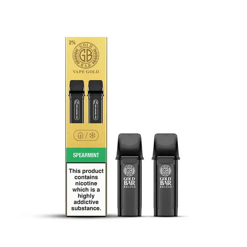 Gold Bar Reload Prefilled Vape Pods - Spearmint