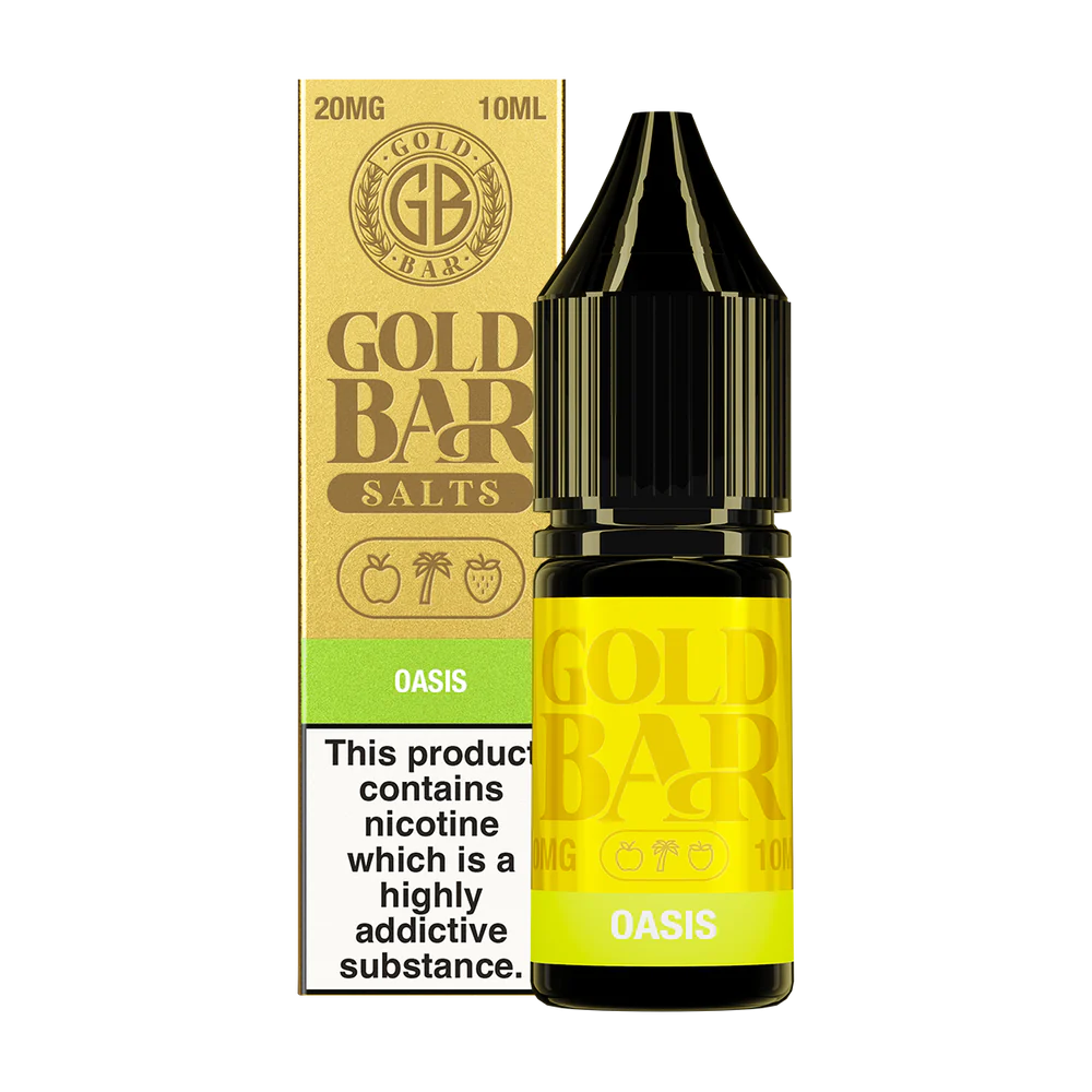 Oasis Nic Salt E-Liquid by Gold Bar 10ml