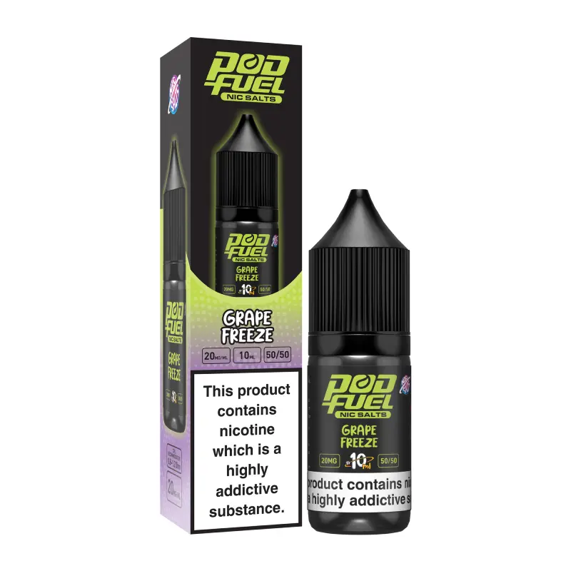 Grape Freeze Nic Salt E-liquid by Pod Fuel Nic Salt 10ml 