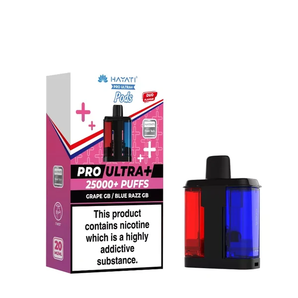 Hayati Pro Ultra Plus Pods - Grape GB / Blue Razz GB
