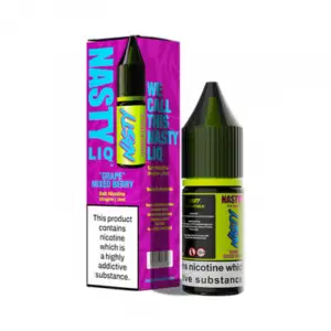 Grape Mixed Berry Nic Salt E-Liquid by Nasty Liq 10ml 