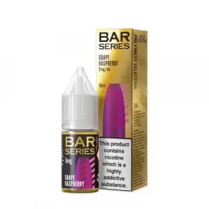 Grape Raspberry Nic Salt E-Liquid by Bar Series Gold Edition 10ml