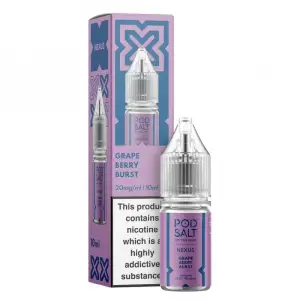 Grape Berry Burst Nic Salt E-Liquid by Pod Salt Nexus 10ml