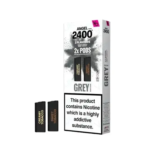 Angel 2400 Prefilled Vape Pods by Vapes Bar - Grey Edition