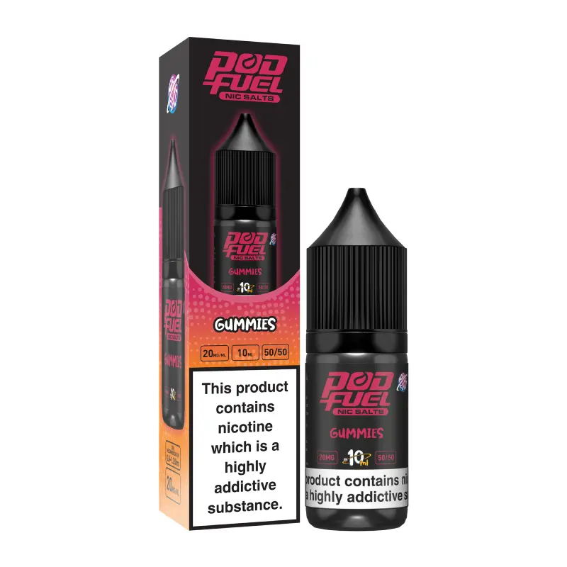 Gummies Nic Salt E-liquid by Pod Fuel Nic Salt 10ml 