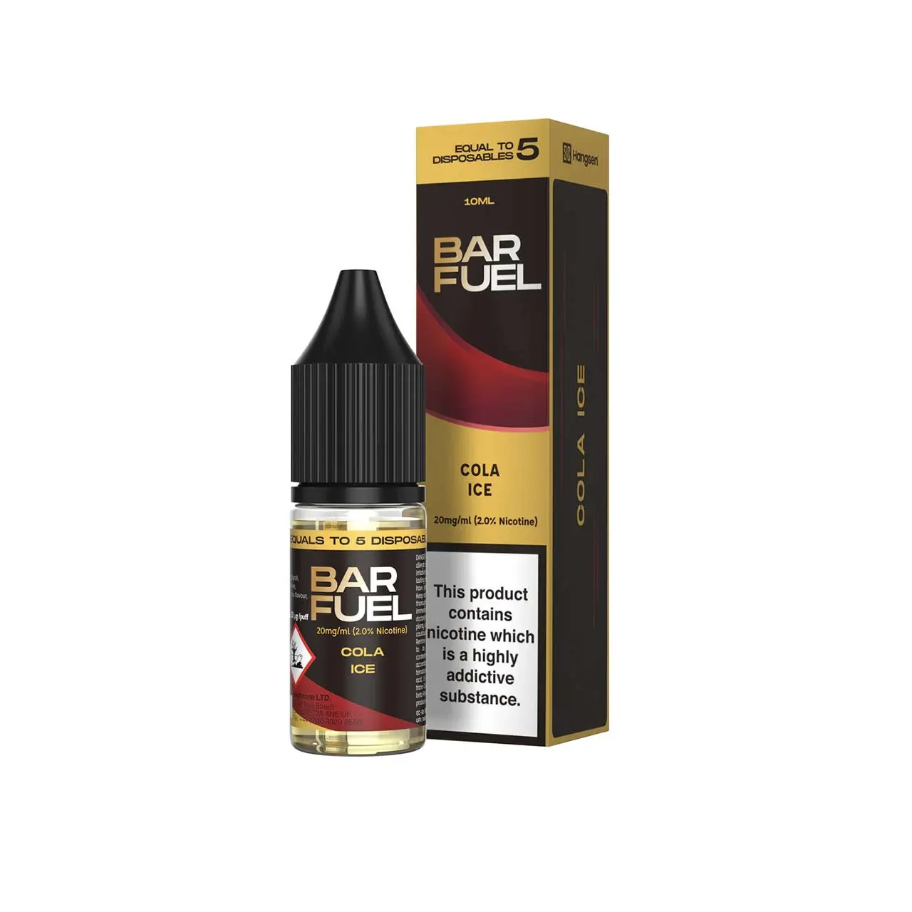  Hangsen Bar Fuel Nic Salts - Cola Ice - 10ml - 20mg 