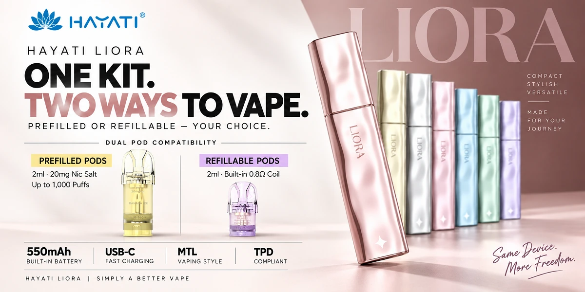 Hayati Liora Vape Key Features Specifications