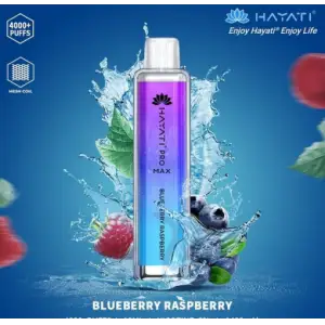 Blueberry Raspberry | Zero Nicotine Hayati Crystal Pro Max 4000 Disposable Vape