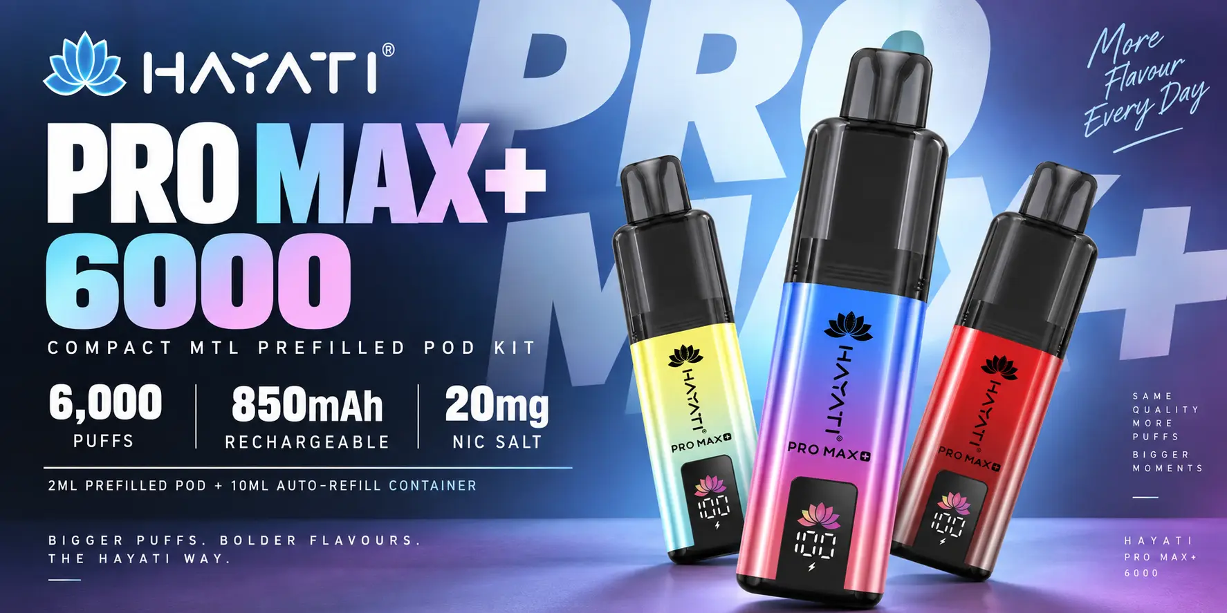 Hayati Pro Max Plus 6000