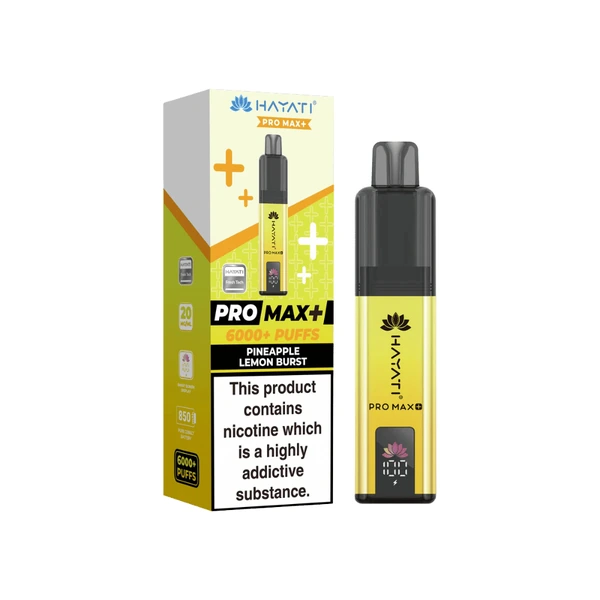 Hayati Pro Max Plus 6000 - 20mg | Pineapple Lemon Burst