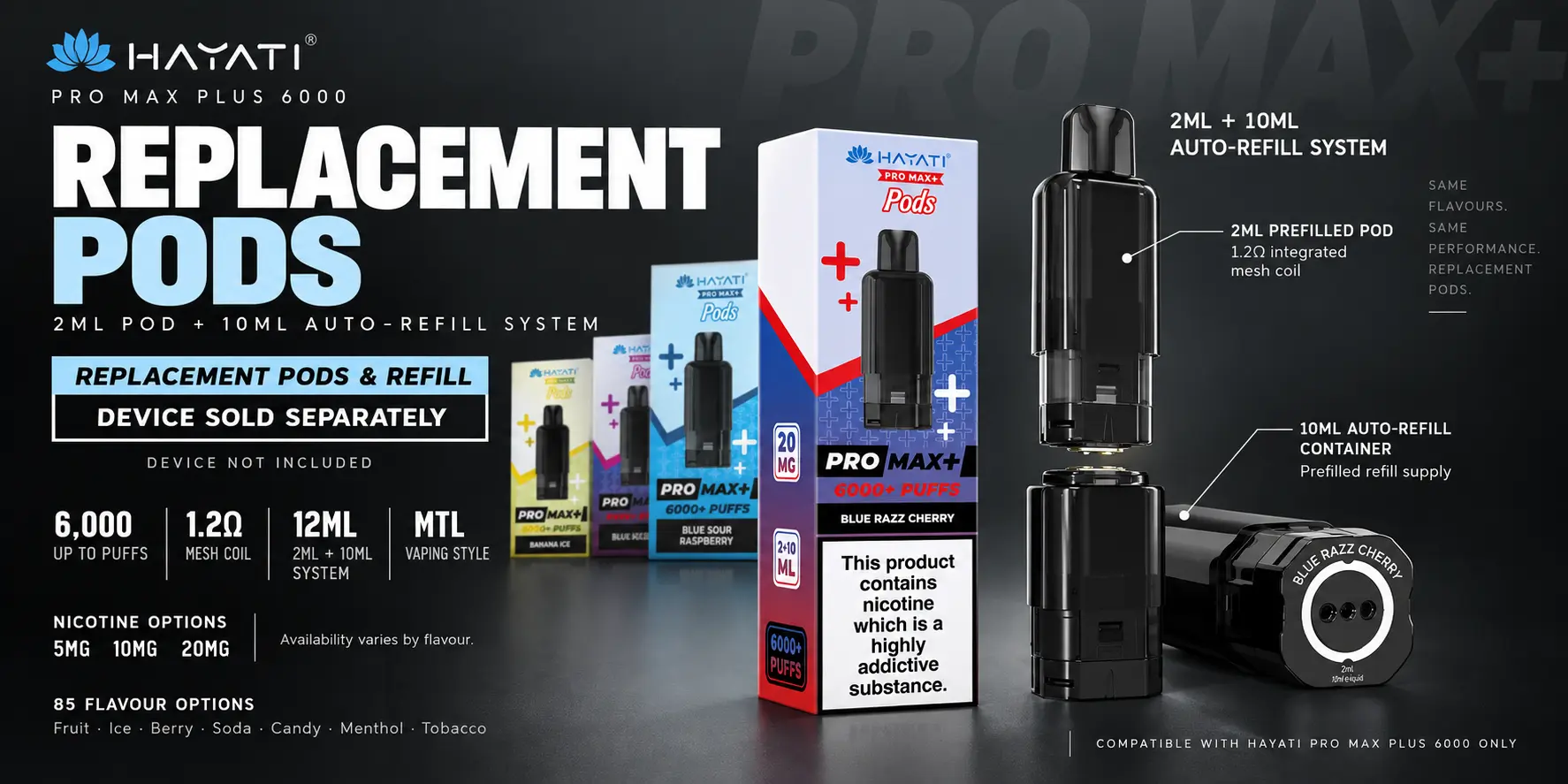 Hayati Pro Max Plus Pods