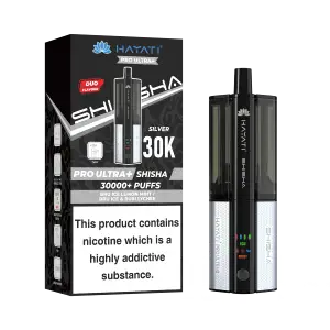 Hayati Pro Ultra Plus Shisha 30K Bru Ice Lemon Mint Bru Ice & Rubi Lychee