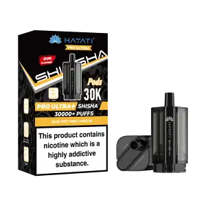 Hayati Pro Ultra Plus Shisha 30K Pods Blue Mist Pink/Love 66