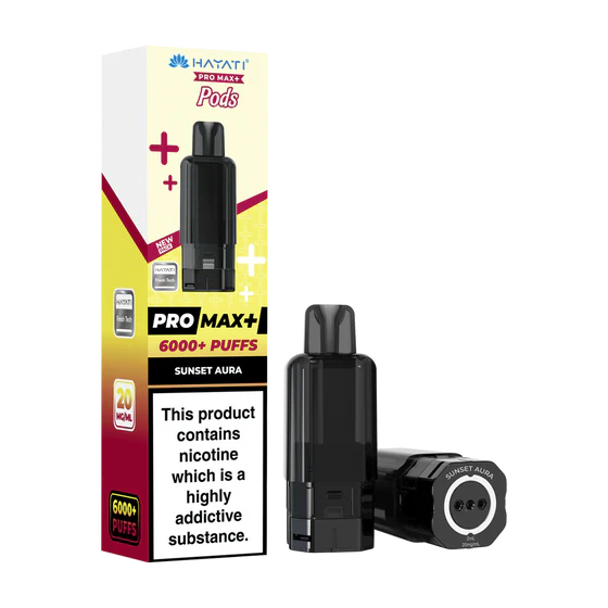  Hayati Pro Max Plus Pods - 20mg | Sunset Aura