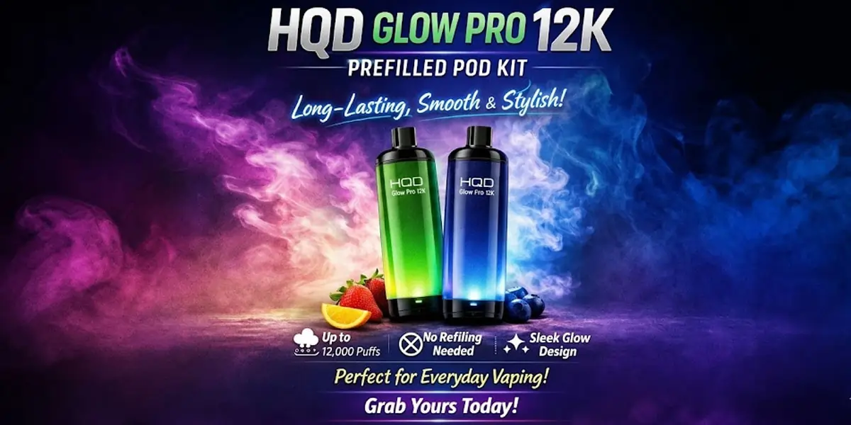 HQD Glow Pro 12K Prefilled Kit