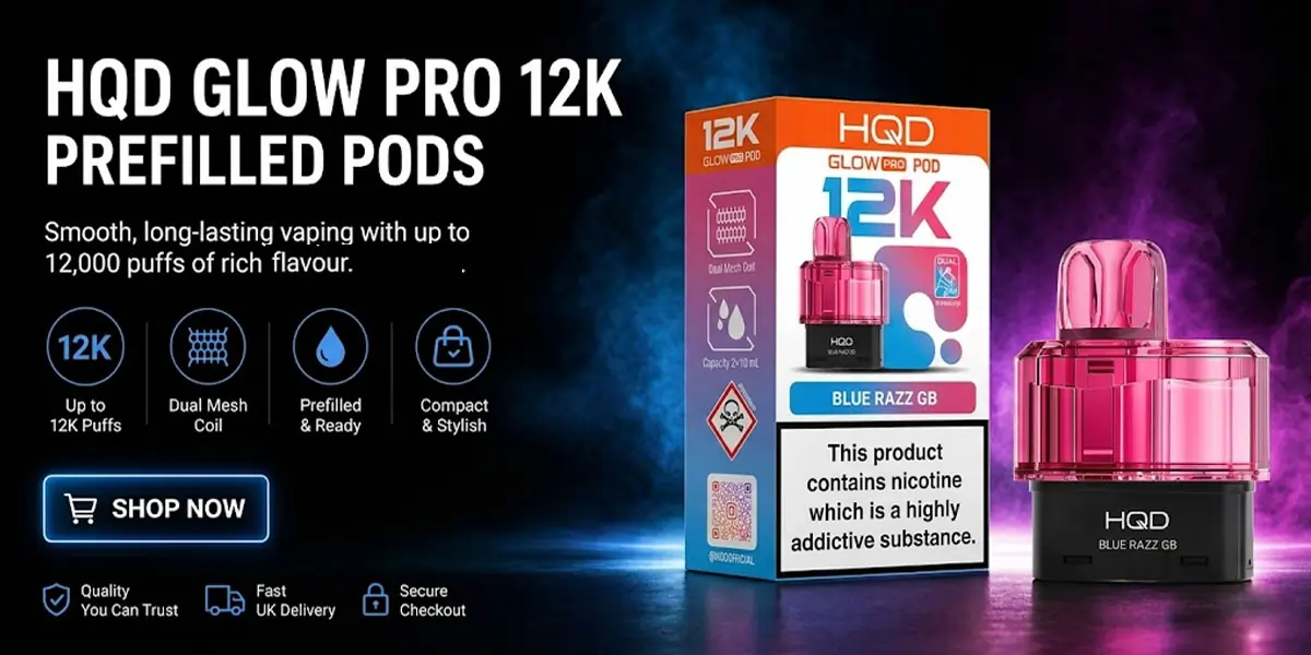 HQD Glow Pro 12K Prefilled Pods
