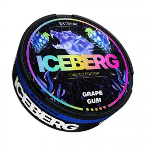 Grape Gum Limited Edition Nicotine Pouches by Ice Berg 150mg/g