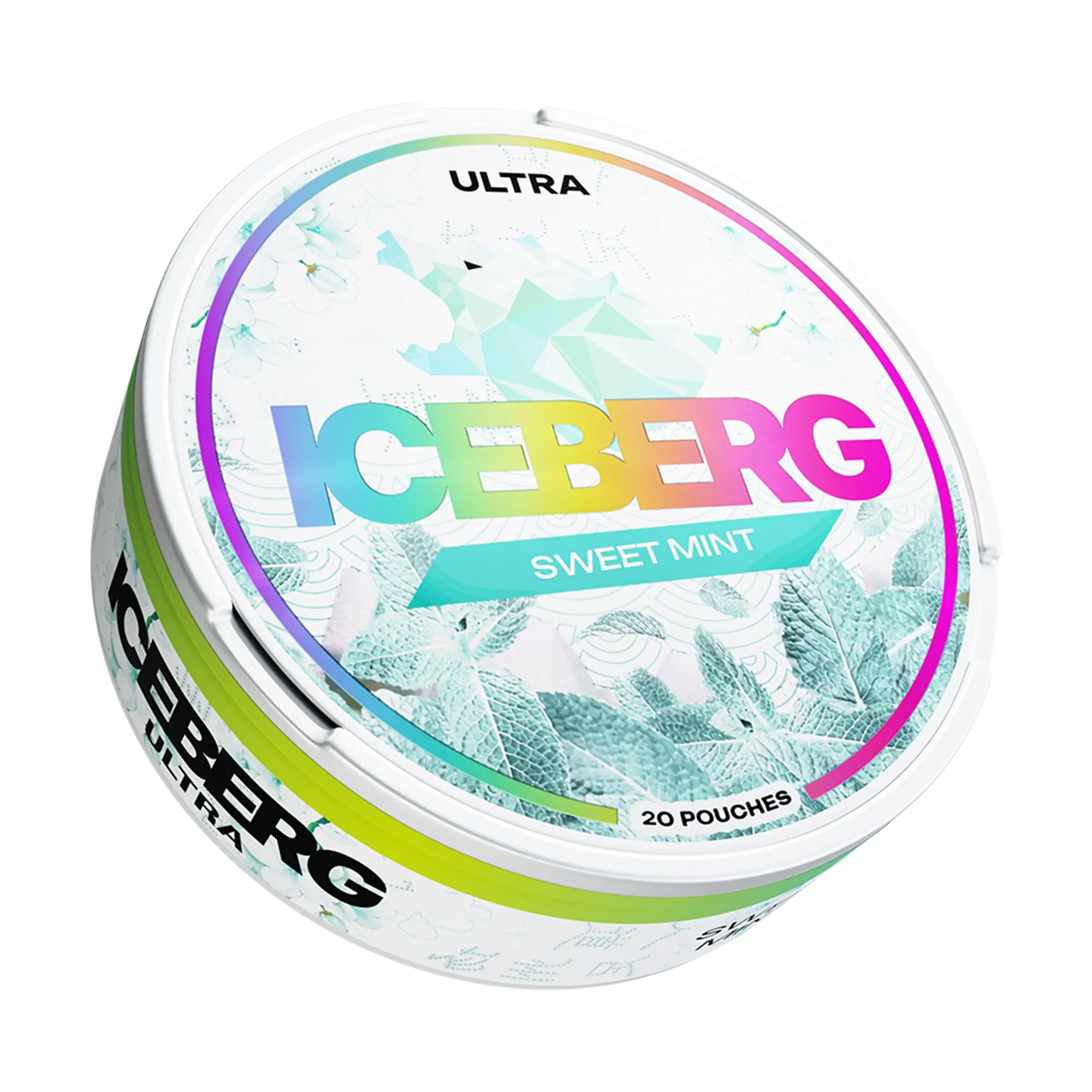  Sweet Mint Ultra Nicotine Pouches by Ice Berg 150mg/g 