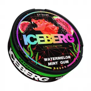 Watermelon Mint Gum Limited Edition Nicotine Pouch by Ice Berg 150mg/g