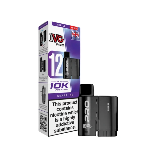 IVG Pro 12 Prefilled Pod - Grape Ice | 20mg