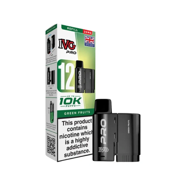 IVG Pro 12 Prefilled Pod - Green Fruits | 20mg