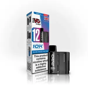 IVG Pro 12 Prefilled Pod - Blue Razz Retro | 20mg