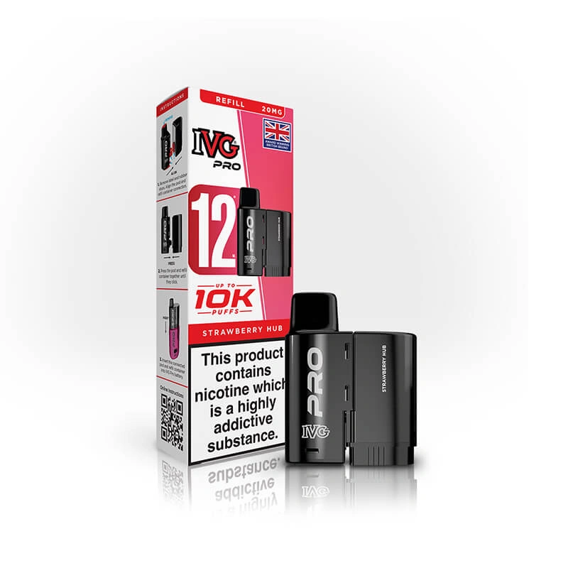 IVG Pro 12 Prefilled Pod - Strawberry Hub | 20mg