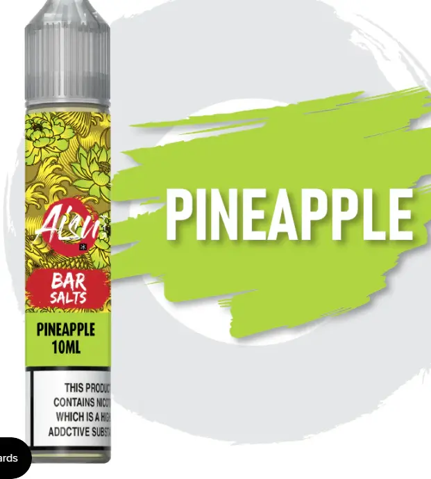 Pineapple Nic Salt E-Liquid by Zap Aisu Bar Salt 10ml