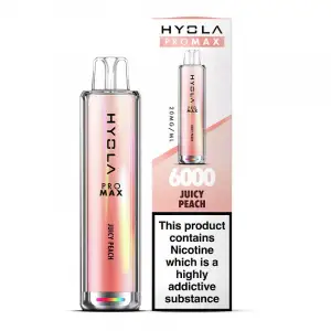 Juicy Peach HYOLA Pro Max HY6000 Disposable Vape 