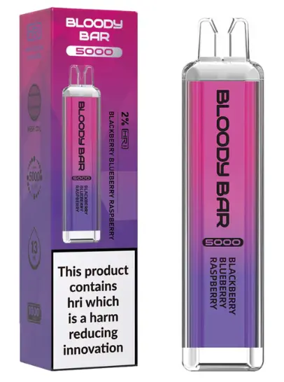 Blackberry Blueberry Raspberry Bloody Bar 5000 Puffs Disposable Vape 