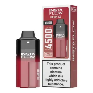 Cherry Ice(Dark Red) by Instafill Instaflow 5000 Disposable Vape Kit