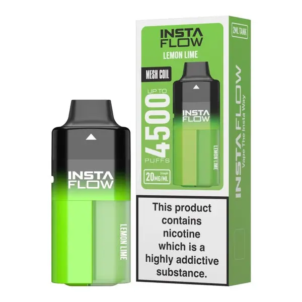  Lemon Lime(Green) by Instafill Instaflow 5000 Disposable Vape Kit 