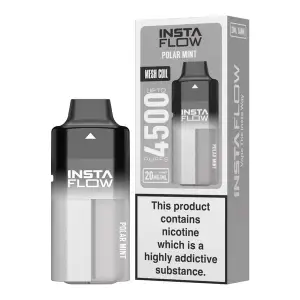 Polar Mint(Grey) by Instafill Instaflow 5000 Disposable Vape Kit