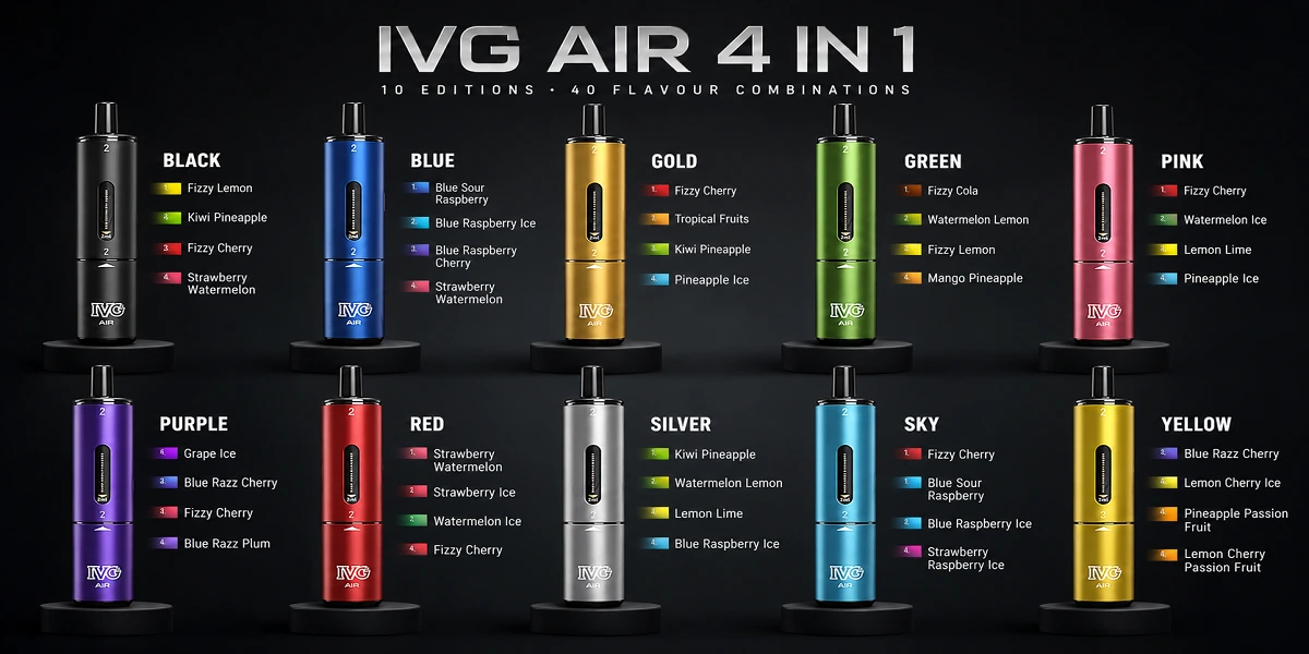 IVG Air 4-in-1 Flavour Editions
