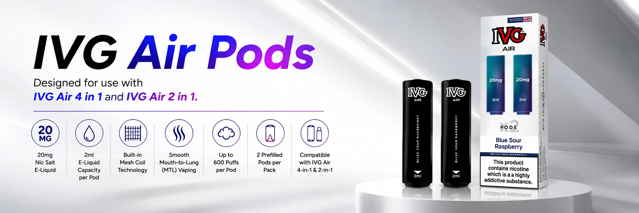 IVG Air Pods Features
