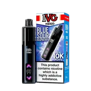 Blue Sour Raspberry IVG Nexio Prefilled Pod Kit