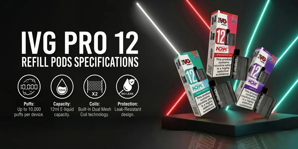 IVG Pro 12 Pods Specifications
