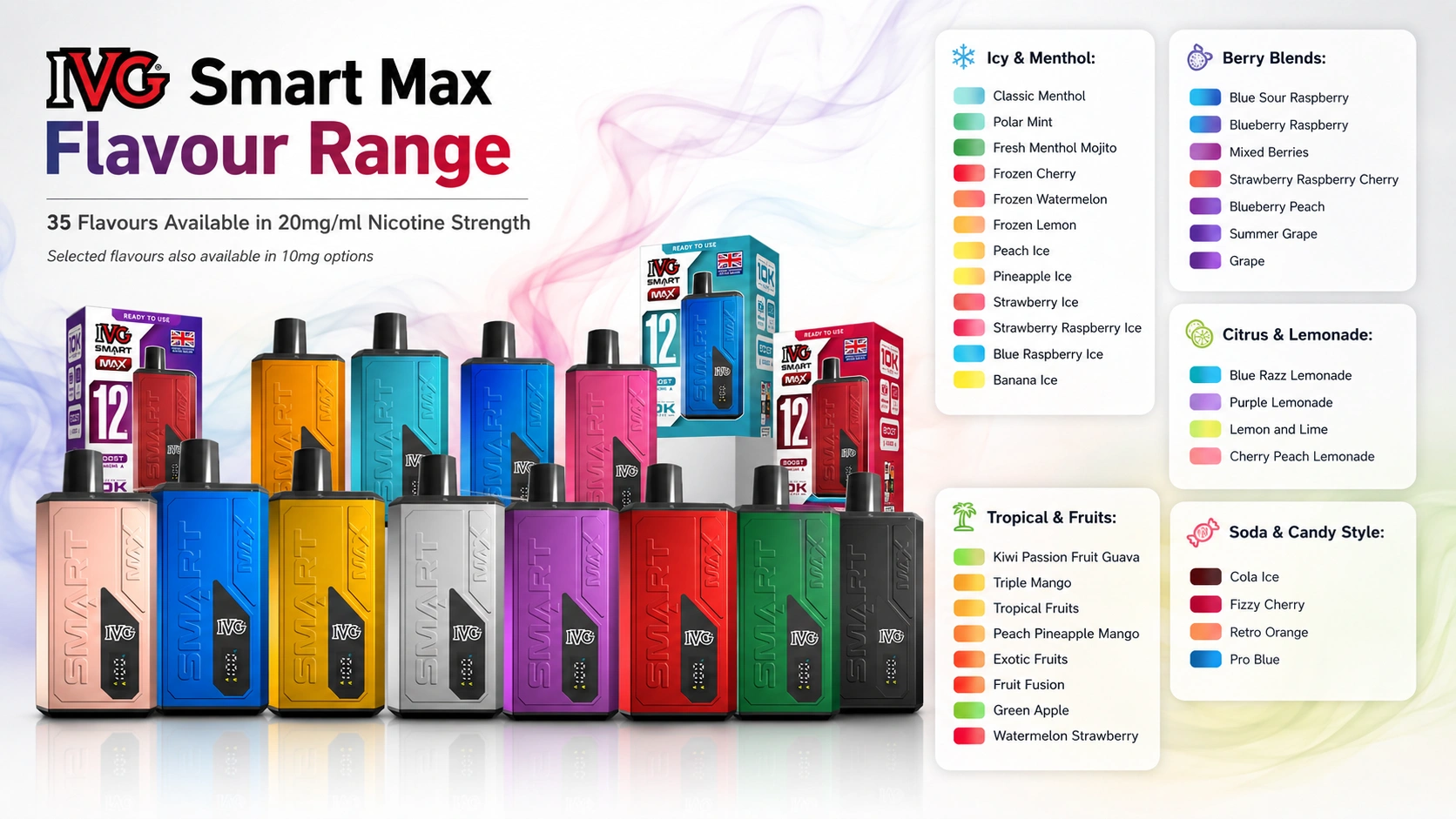 IVG Smart Max Flavours