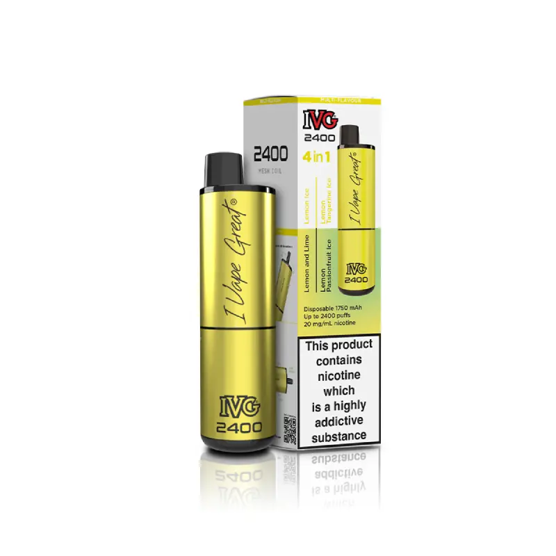 Lemon Edition (4 in 1) | IVG 2400 Disposable Vape