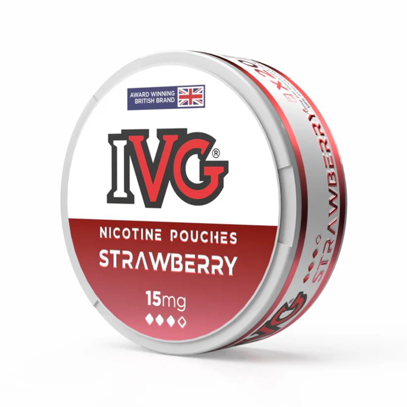  Strawberry Nicotine Pouches by IVG 