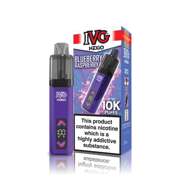 Blueberry Raspberry IVG Nexio Prefilled Pod Kit