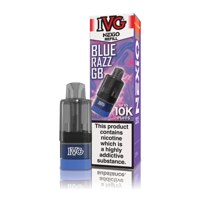 Blue Razz GB IVG Nexio Prefilled Pods