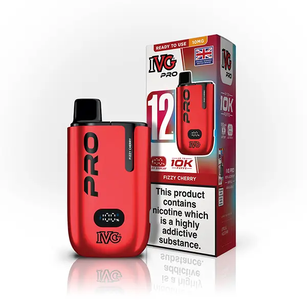 IVG Pro 12 Fizzy Cherry Pod Vape Kit | 10mg